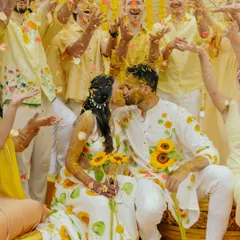 A Haldi ceremony should be about vibrant energy and infectious laughter. I love designing these sun-soaked celebrations, filled with color, fun, and moments of pure, unadulterated happiness.