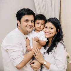A simple, beautiful family portrait taken in their home. Years from now, they will not only see how they looked but also remember the feeling of being together in their own space.