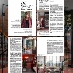 A look inside the Design Essentia feature on the Farooq Residence in Dhaka. The article delves into the story of the project, from sourcing materials across continents to creating a home that reflects the clients' love for India and their global journey.