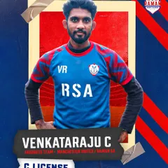 Meet Coach Venkataraju C, a C License holder and the backbone of RSA, bringing energy, discipline, and tactical sharpness to every session.