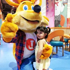 Celebrating Independence Day with J the Fox and a little patriot. We host themed activities and special offers for national holidays.
