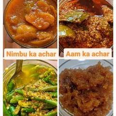 A look at some of my most loved creations. This includes my tangy Nimbu ka Achar, classic Aam ka Achar, spicy Hari Mirchi ka Achar, and the sweet, healthy Aawla Murabba. Each one is made using my family's traditional recipes.
