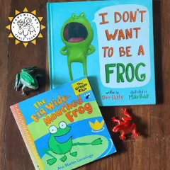 We love a funny story. 'I Don't Want to Be a Frog' and 'The Big Wide-Mouthed Frog' are guaranteed to get the giggles going while exploring themes of self-acceptance.