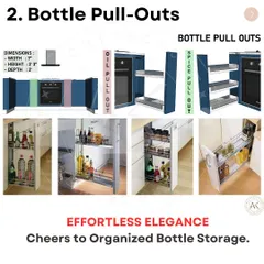 Part two of my kitchen functionality guide looks at bottle pull-outs. These narrow, specialized cabinets are perfect for organizing oils, sauces, and spices, keeping them upright and easy to find right next to your cooking zone.
