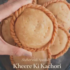 Introducing our unique Sheherwali special, the Kheere Ki Kachori. Made from cucumber, it has a gentle, beautifully balanced flavour that is light, subtle, and unforgettable.