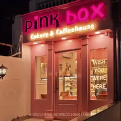 A storefront should be an invitation. For this petite bakery in New Delhi, we went with an all-pink facade and glowing neon signs to create an unmissable, Instagrammable spot that draws people in from the street.