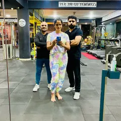 The real workout starts when you want to stop. A quick post-workout selfie with some of my dedicated clients.