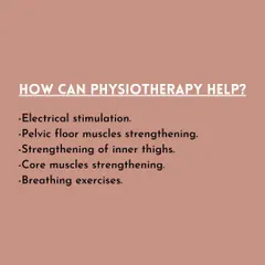 Physiotherapy offers multiple strategies to treat incontinence. My plans can include pelvic floor and core strengthening, targeted inner thigh exercises, breathing techniques, and electrical stimulation to re-educate the muscles.