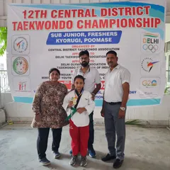 Congratulations to Sarisha Jha for winning Gold in the Poomsae (forms) category at the 12th Central District Taekwondo Championship. Her dedication to perfecting her technique is clear.
