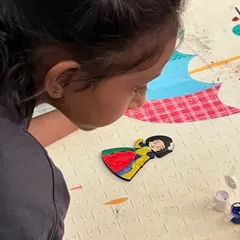 So much focus and creativity during a birthday painting session. The kids loved bringing their favorite characters to life with color. We can customize party activities to match any theme.