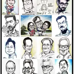 Part one of my 2019 flashback series. This collage shows the range of subjects I get to draw, from personal family portraits to well-known faces.