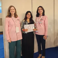 I am so grateful to the judges for their encouragement. Standing here with my certificate and fellow bakers is a moment I will always cherish.