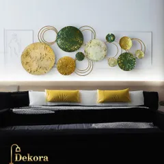 The interplay of light on the textured and metallic surfaces of this abstract piece adds depth and sophistication.