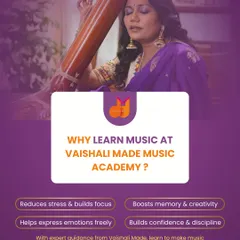 Why learn music with us? Because it's a lifelong companion that reduces stress, boosts creativity, helps express emotions, and builds confidence. With my expert guidance, you can make music a part of your life.