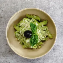 Avocado and penne are a match made in foodie heaven. We toss fresh pasta in a smooth, buttery, and wholesome avocado cream sauce for a modern and healthy comfort dish.