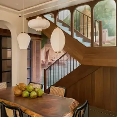 A feature in Architectural Digest India showcasing a Pune home by Ikigai Studio with my 'By the Riverside' mural. Seeing my art in the context of such a beautifully designed space is incredibly rewarding.
