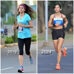 This is not just a five-year transformation; it's a story of consistency. The woman on the left started a journey, and the woman on the right proves that with discipline and self-belief, limits are just illusions. I coach you to find this evolution within yourself.