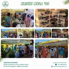 A duplicate image showing the wonderful turnout at our Krishi Mela '23 stall. Engaging with the Namma Bengaluru community and sharing our knowledge is a core part of our mission.