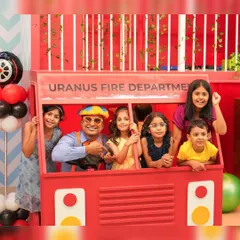 All aboard the fire truck with Blippi. We love hosting themed birthday parties and bringing kids' favorite characters to life for a truly special celebration.