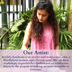 A little bio feature from a collaboration with Craftsutra. It describes my work as an artist, mindfulness mentor, and workshop facilitator.