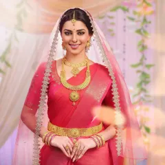 The same look, but with the addition of a delicate veil, adding a layer of traditional modesty and grace to the bridal ensemble.