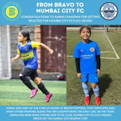 Aarna is special. The lone girl in a team of boys, she dominated opponents and has now been selected for Mumbai City FC's U11 squad.
