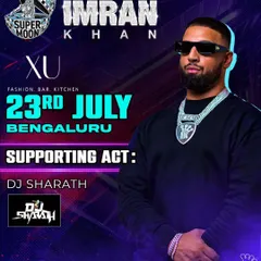 The official poster for Imran Khan's Unforgettable Club Tour, where I was the supporting act. This shows my experience opening for major international artists and being a trusted name for high profile concerts.