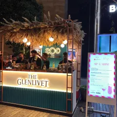 Here’s our full bar setup for a large scale brand event with The Glenlivet at Jio World Drive. We can create custom, branded mobile bars that look professional and handle a high volume of guests, making us a reliable partner for corporate events.
