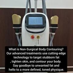 This is the advanced, US FDA-approved machine we use for our Cryolipolysis treatments. This cutting-edge technology allows us to safely freeze and eliminate unwanted fat cells, helping you achieve a more defined and toned physique.