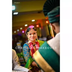 A candid moment from the wedding, showing how the makeup looks natural and radiant even in different lighting. My aim is for you to look your best from every angle.