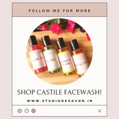 My castile facewashes are highly recommended for people with dry skin. They are kinder to your skin and to the environment.