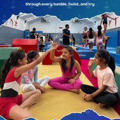 Gymnastics builds more than just strength; it builds friendships. We love seeing our students encourage each other, celebrate small wins together, and find joy in teamwork, creating a community that laughs and grows together.