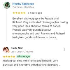 Wonderful feedback from the Canara Bank employees team after I choreographed their Women's Day Celebration performance.