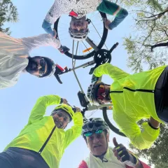 More than a cycling club, we are a brotherhood. This is us, a circle of trust, passion, and pure camaraderie. We ride together, we support each other, and we celebrate every kilometer as one tribe.