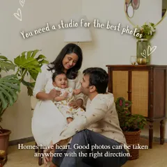Busting a myth: "You need a studio." The truth is, your home has heart. I believe beautiful photos can be taken anywhere with the right light and direction, especially in the place your family feels most comfortable.