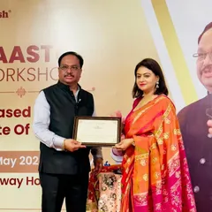 It was an honor to receive a certificate of participation from Shri Naresh Singal ji after completing his insightful Vastu workshop. Continuous learning is key to serving my clients better.