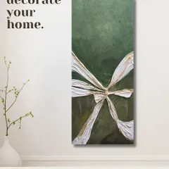 An example of how a custom texture art piece can become the focal point of a room, adding soul and a unique story to your walls.