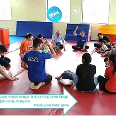 Circle time is where we build community. In our parent-child classes, everyone gets involved, creating a supportive environment for kids to learn social cues and have fun together.