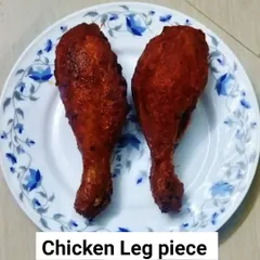 A classic non-veg starter: crispy fried chicken leg pieces, marinated with spices for a flavorful bite.