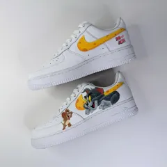 Another angle of the Tom and Jerry kicks, showcasing the dynamic poses of the iconic duo.