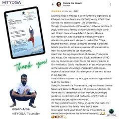 “The quest ends,” writes this student. This review beautifully captures the essence of my teaching: to help you realize that yoga is a practice that goes far beyond the mat, leading to inner transformation.