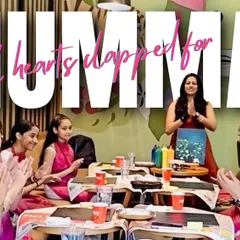 "All hearts clapped for Mumma." A touching moment from a workshop where everyone applauded my mom, the creative force and photographer behind Brushes & Brew.