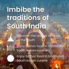 Immerse yourself in the traditions of South India at our Tapaswini Ashram. During the TTC, you will experience the unique culture of the region, enjoy simple and pure sattvic meals, and learn directly from senior teachers in our lineage.