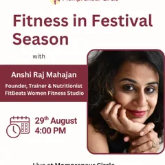 Festivals should be about joy, not food stress. I often do live sessions, like this one on "Fitness in Festival Season," to give practical tips on how to enjoy special occasions without derailing your health goals.