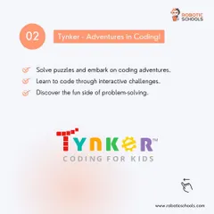 Tynker offers fun adventures in coding. Kids learn to solve puzzles and embark on coding challenges, discovering the fun side of problem-solving through interactive lessons.