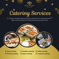 We offer a wide range of catering services to make your event perfect. This includes snack catering, personal and dinner catering for house parties, as well as full-service buffet, wedding, and corporate catering.
