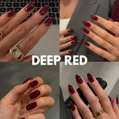 A deep, vampy red. This shade is perfect for the fall and winter months, or for whenever you're feeling bold.