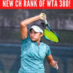 Every new career high ranking is a step forward. Reaching 380 in the world was a result of consistent performances and showed that the hard work was paying off. This is what trusting the process looks like.