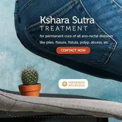 For painful anorectal conditions like piles and fistula, surgery is not the only path. This image represents the Kshara Sutra treatment I offer, a minimally invasive and highly effective Ayurvedic procedure that aims for a permanent cure.