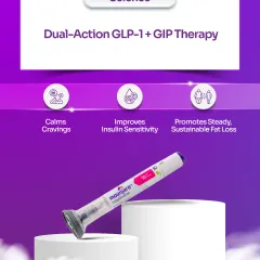 The Mounjaro program is based on a dual-action GLP-1 and GIP therapy. This science-backed approach works by calming cravings, improving insulin sensitivity, and promoting steady, sustainable fat loss by resetting your body's metabolic balance.